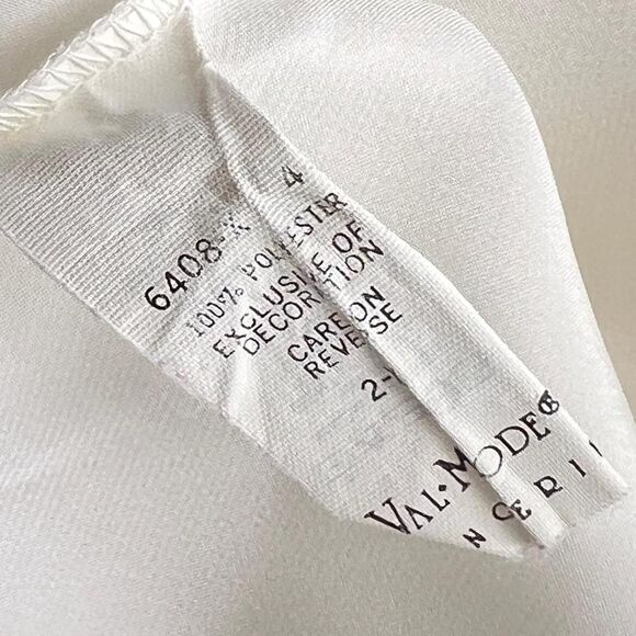 Vintage Val Mode Lingerie Ivory Satin Slip - Picture 5 of 5